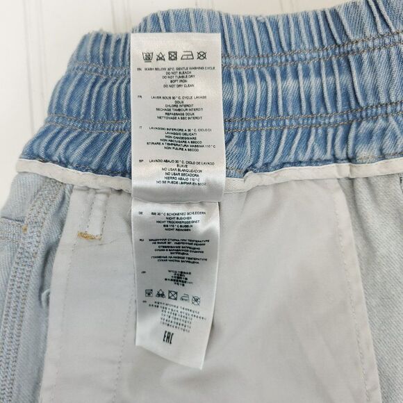 IRO High Waisted Bleached Denim Shorts - Picture 12 of 12